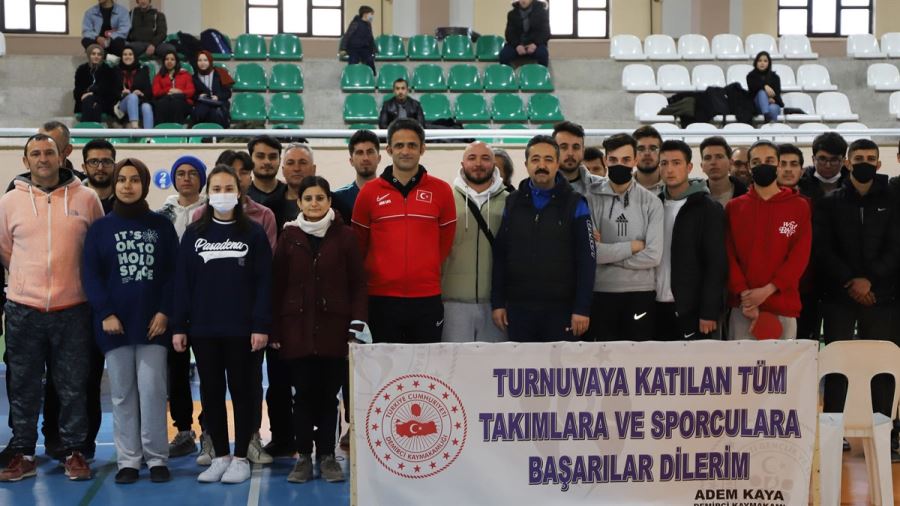 DEMİRCİ AKINCILARI MASA TENİSİ TURNUVASI