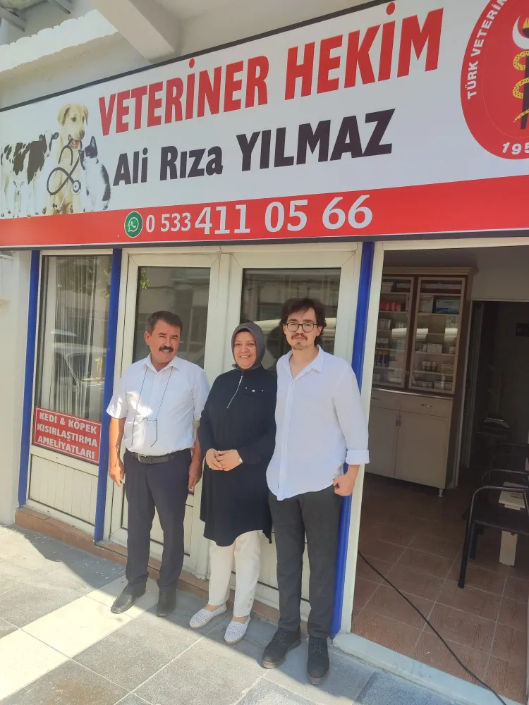 VETERİNER HEKİM ALİ RIZA YILMAZ VETERİNER KLİNİĞİ AÇTI