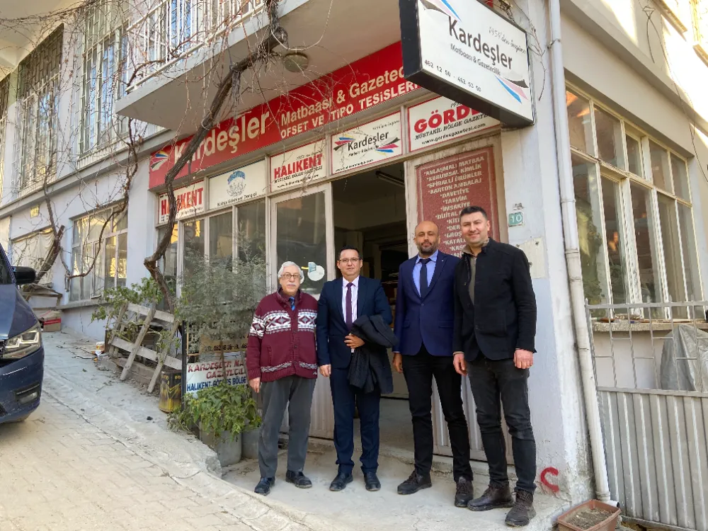GAZETEMİZİ ZİYARET ETTİLER