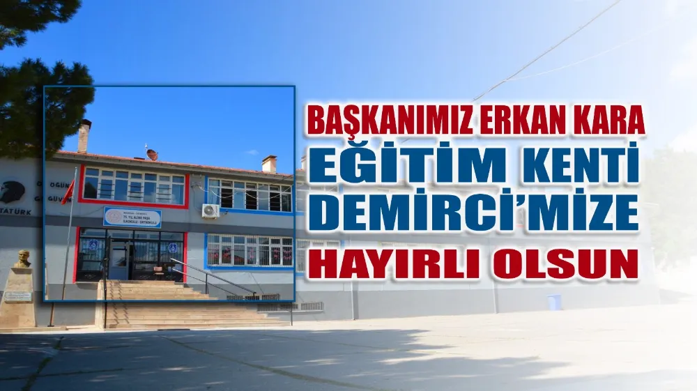DEMİRCİ BİLİM MERKEZİ ONAYLANDI