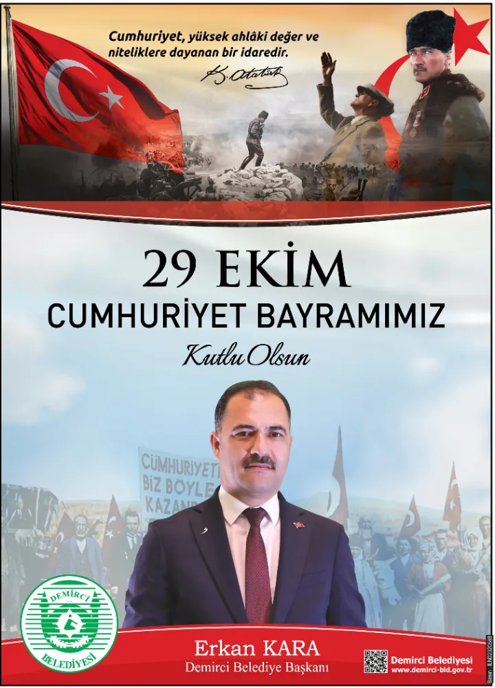 29 EKİM CUMHURİYET BAYRAMIMIZ KUTLU OLSUN!
