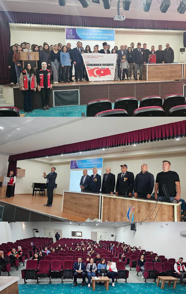 KAHRAMAN GAZİLERİMİZ VE AZİZ ŞEHİTLERİMİZİN YAKINLARI ÖĞRENCİLERİMİZLE BULUŞTU