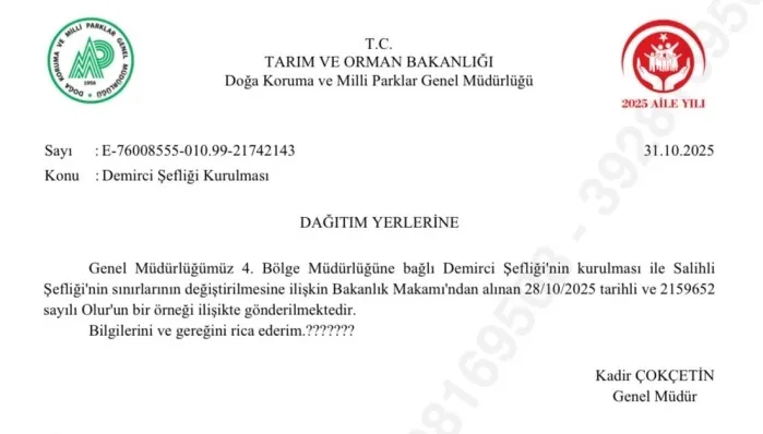 BAŞKAN ERKAN KARA’DAN  DEMİRCİ’YE MÜJDE !