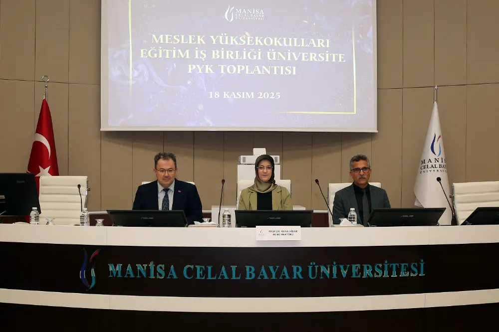 MCBÜ’DE MYO EĞİTİM İŞ BİRLİĞİ PROTOKOLÜ  KAPSAMINDA PYK TOPLANTISI DÜZENLENDİ