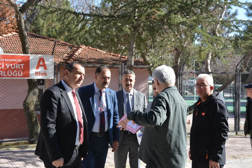YENİ KYK YURDU İÇİN  İNCELEME YAPILDI