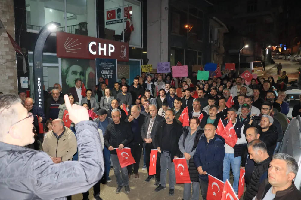 CHP  Demirci İlçe Başkanlığından BASIN AÇIKLAMASI  
