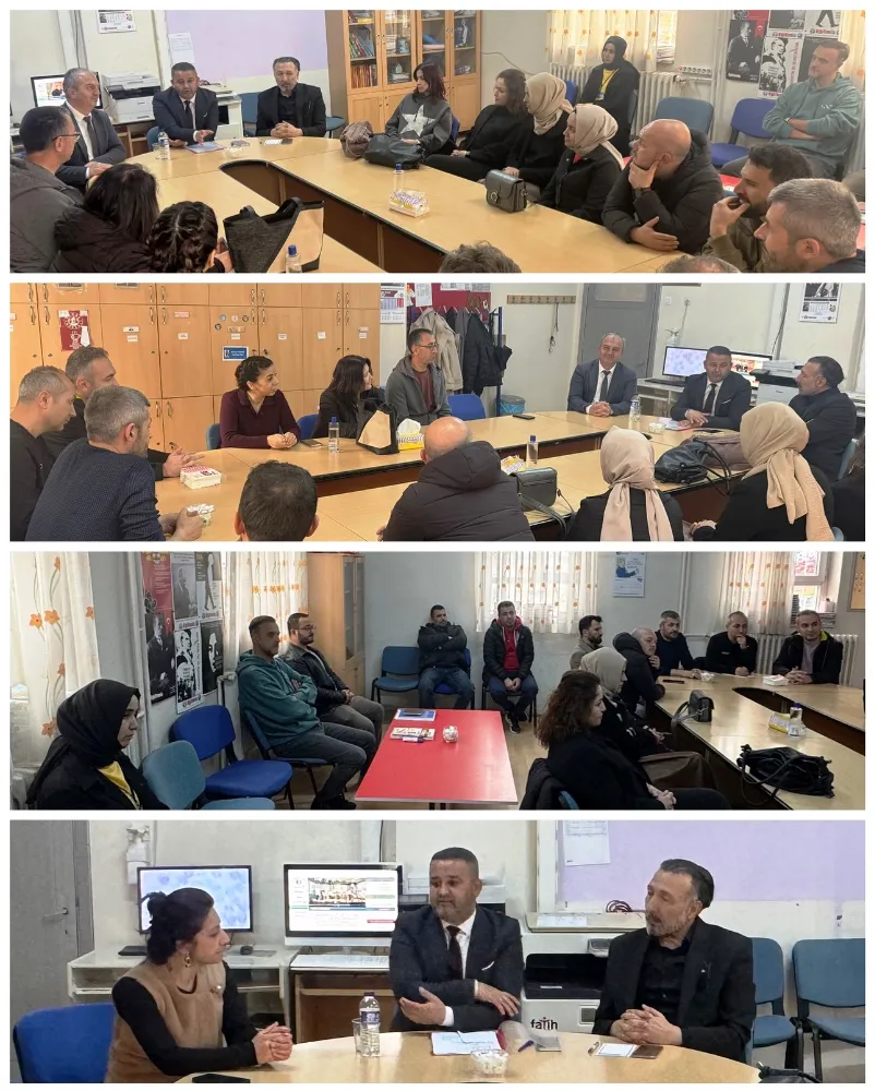 İL MİLLİ EĞİTİM ŞUBE MÜDÜRÜ  CENGİZ KAYAALP’TAN ZİYARET