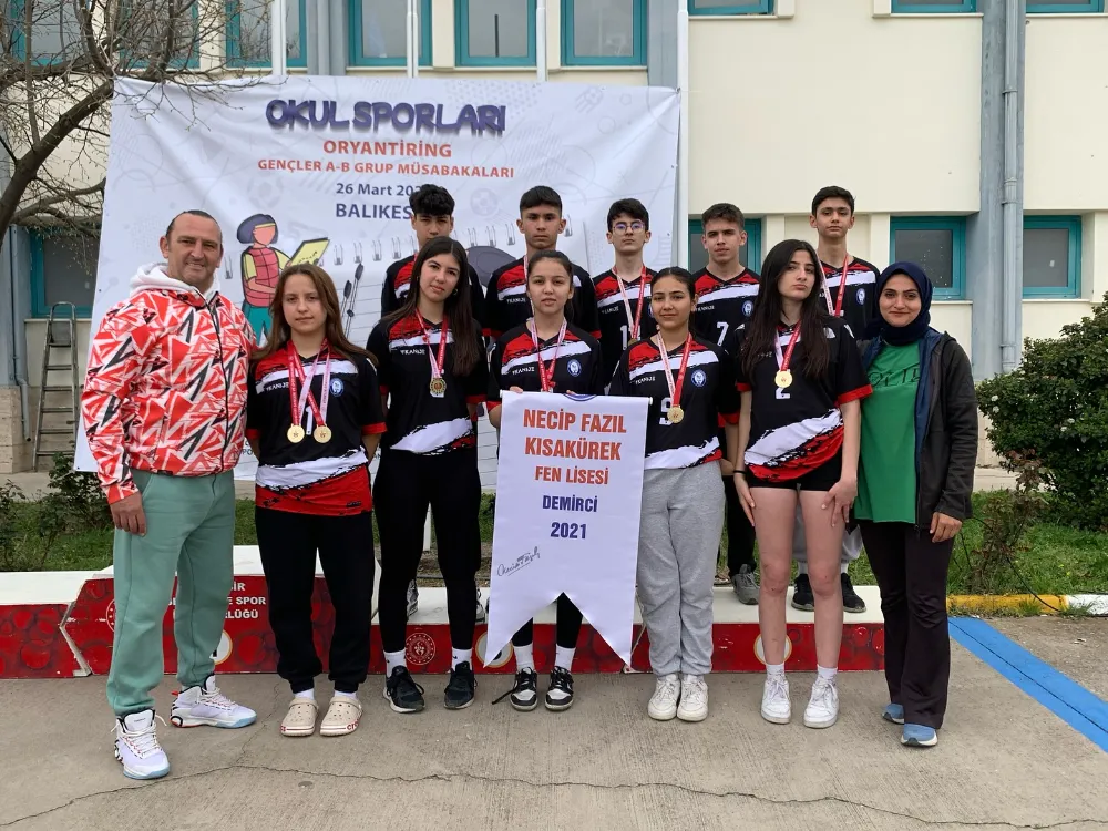 “ OKULSPORLARI GENÇLER ” ORYANTİRİNG  BÖLGE MÜSABAKALARINDA BÜYÜK BAŞARI 