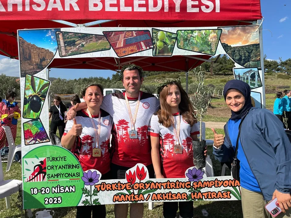 TÜRKİYE ORYANTİRİNG ŞAMPİYONASINA DEMİRCİ AKINCILARI DAMGASI  DEMİRCİ