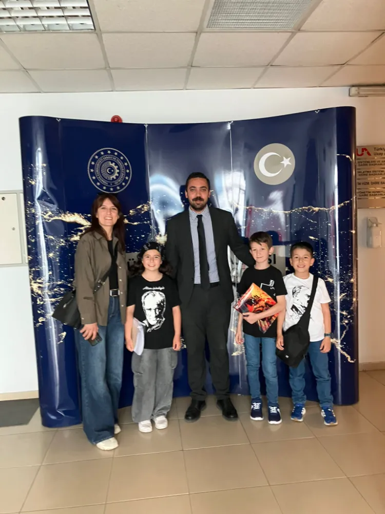 MİNİK AKINCILAR TÜRKİYE UZAY AJANSINDA