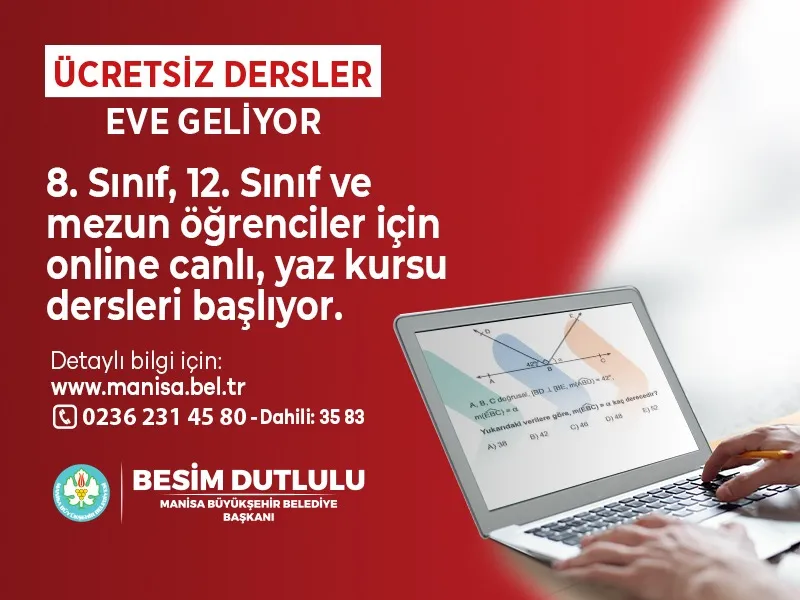 MABEM VE ONLİNE DERSHANE YAZ KURSLARI BAŞLADI