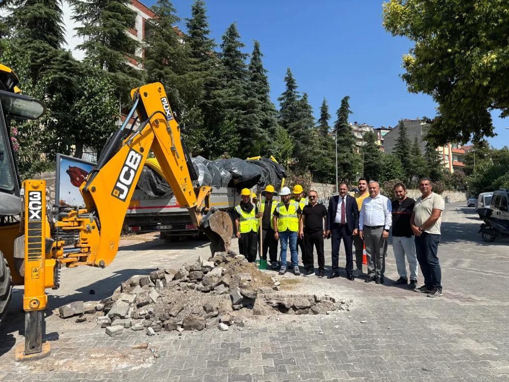 İLÇEMİZDE DOĞAL GAZ YENİ ANA HAT ÇALIŞMALARINA BAŞLANDI