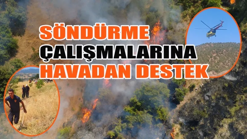 EKİPLERİMİZDEN YANGINA HIZLI MÜDAHALE