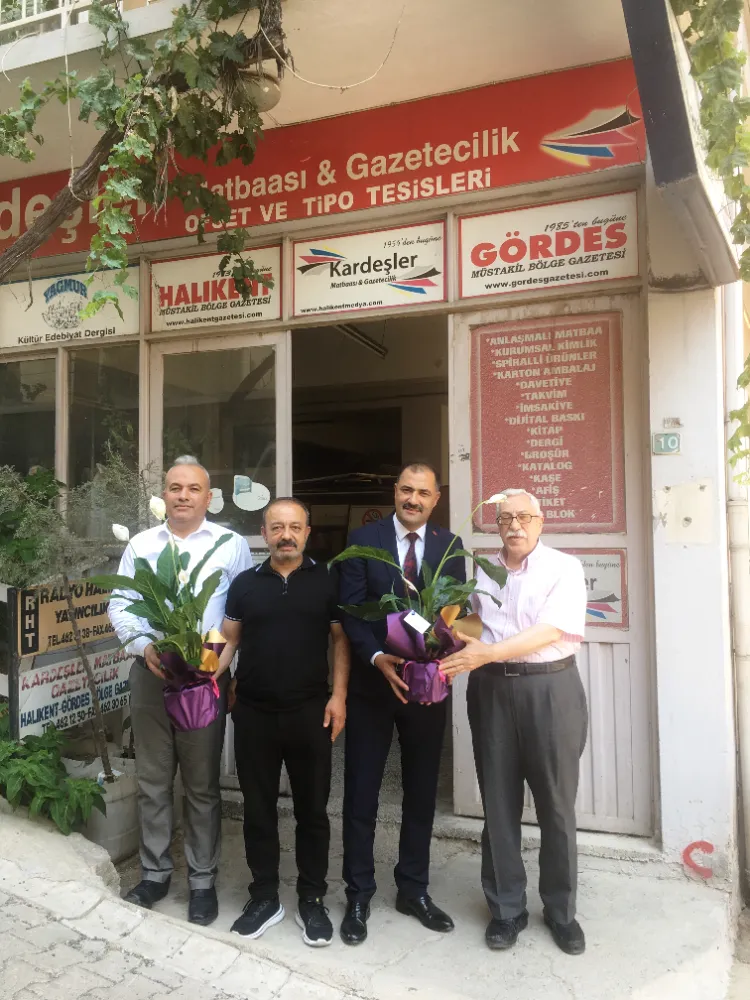 GAZETEMİZİ ZİYARET ETTİLER