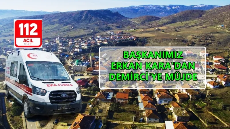 İLÇEMİZE 3. ACİL SAĞLIK  İSTASYONU KURULACAK 