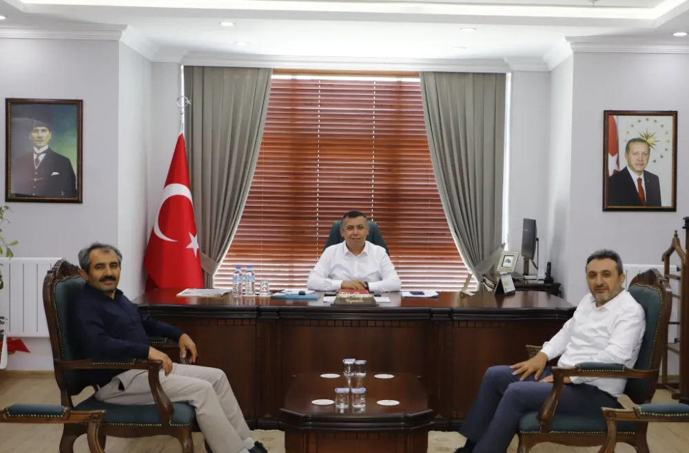 MANİSA İL MÜFTÜ YARDIMCISI  CAHİT KÜÇÜKYILDIZ’DAN KAYMAKAMIMIZA ZİYARET
