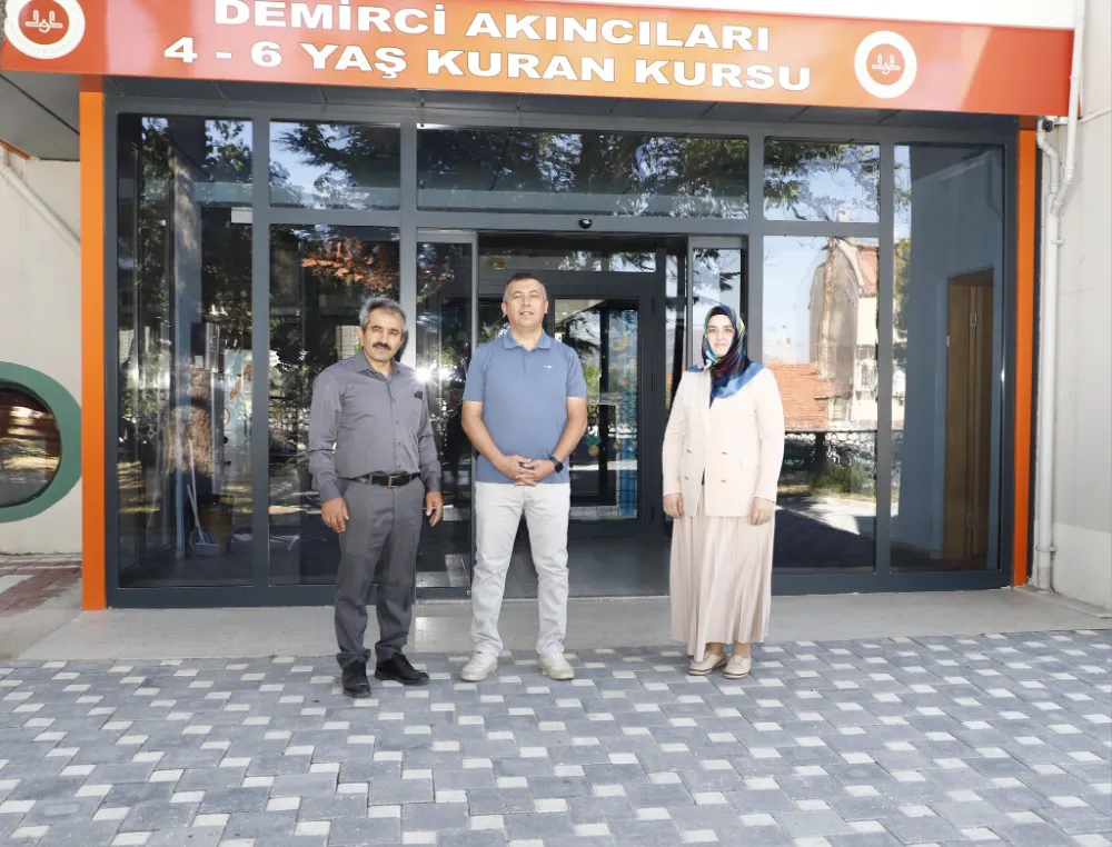 KAYMAKAMIMIZ FATİH BAYRAM’DAN  4 - 6 YAŞ KUR’AN KURSUNA ZİYARET