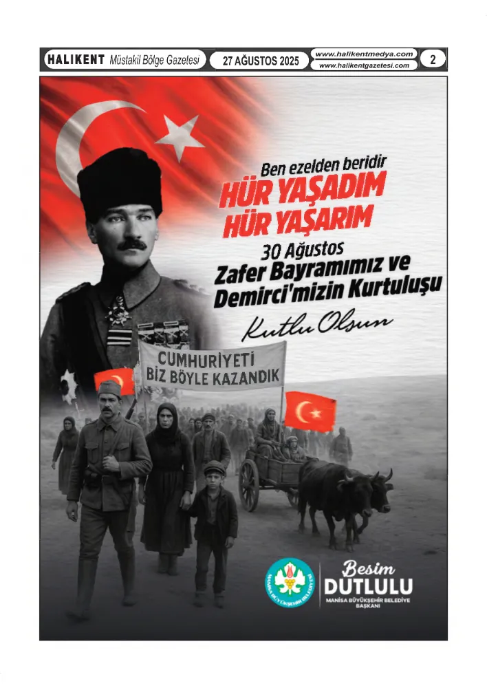 30 Ağustos Zafer Bayramı ve Demirci