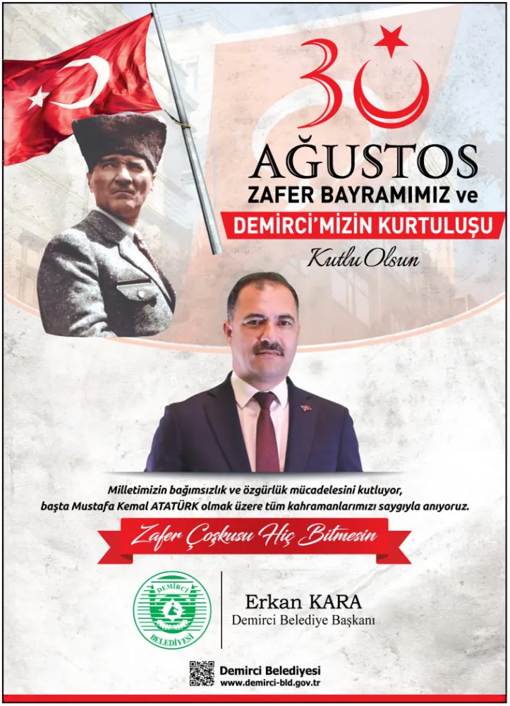 30 Ağustos Zafer Bayramı ve Demirci