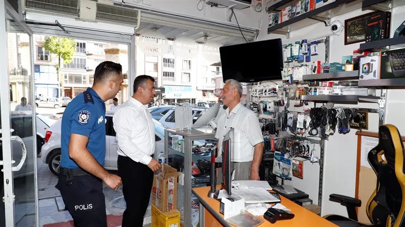 Kaymakamımız Fatih BAYRAM  ESNAF ZİYARETLERİNE BAŞLADI