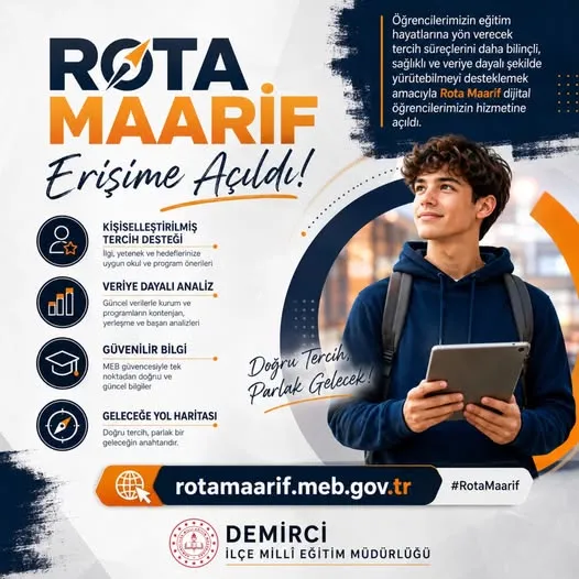 LGS ÖĞRENCİLERİNE YÖN VEREN ROTA