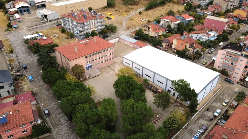 FATİH ORTAOKULU SPOR  SALONU HİZMETE GİRDİ
