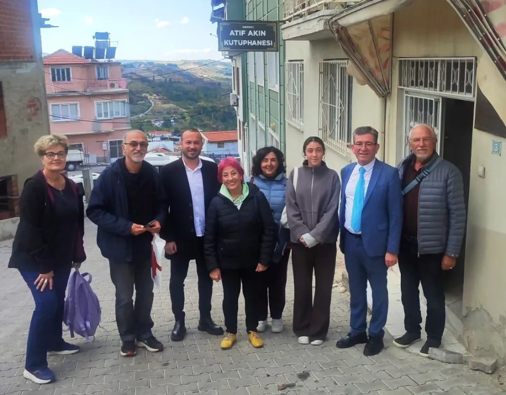 DEMİRCİ ATIF AKIN KÜTÜPHANESİ’NE ANLAMLI ZİYARET ! ANILAR VE TARİH YENİDEN CANLANDI