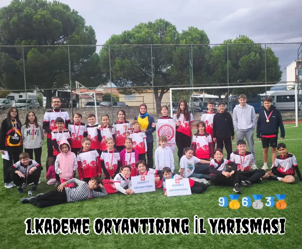 SEZONUN İLK ORYANTİRİNG YARIŞMASINDAN 18 MADALYA