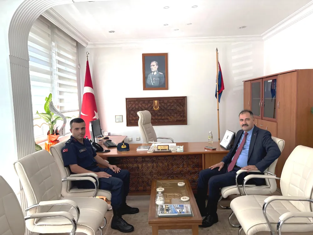 BELEDİYE  BAŞKANIMIZ  ERKAN  KARA’DAN GÖREVE BAŞLAYAN KURUM MÜDÜRLERİNE ZİYARET