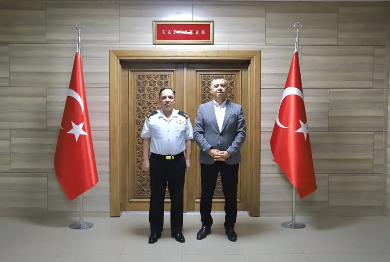 TUĞGENERAL İLHAN ŞEN’DEN KAYMAKAMIMIZ FATİH BAYRAM’A ZİYARET