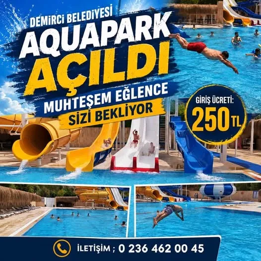 HİSAR KAPLICALARI AQUAPARK VE PİKNİK ALANLARI  İLE SARIÇAYIR BUNGALOV TESİSLERİ HİZMETE AÇILDI