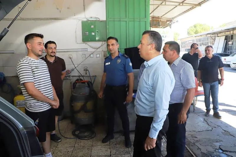 KAYMAKAMIMIZ FATİH BAYRAM’DAN SANAYİ ESNAFINA ZİYARET